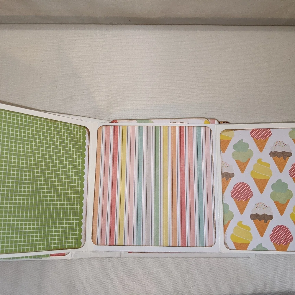 Handcrafted photo journal album, 